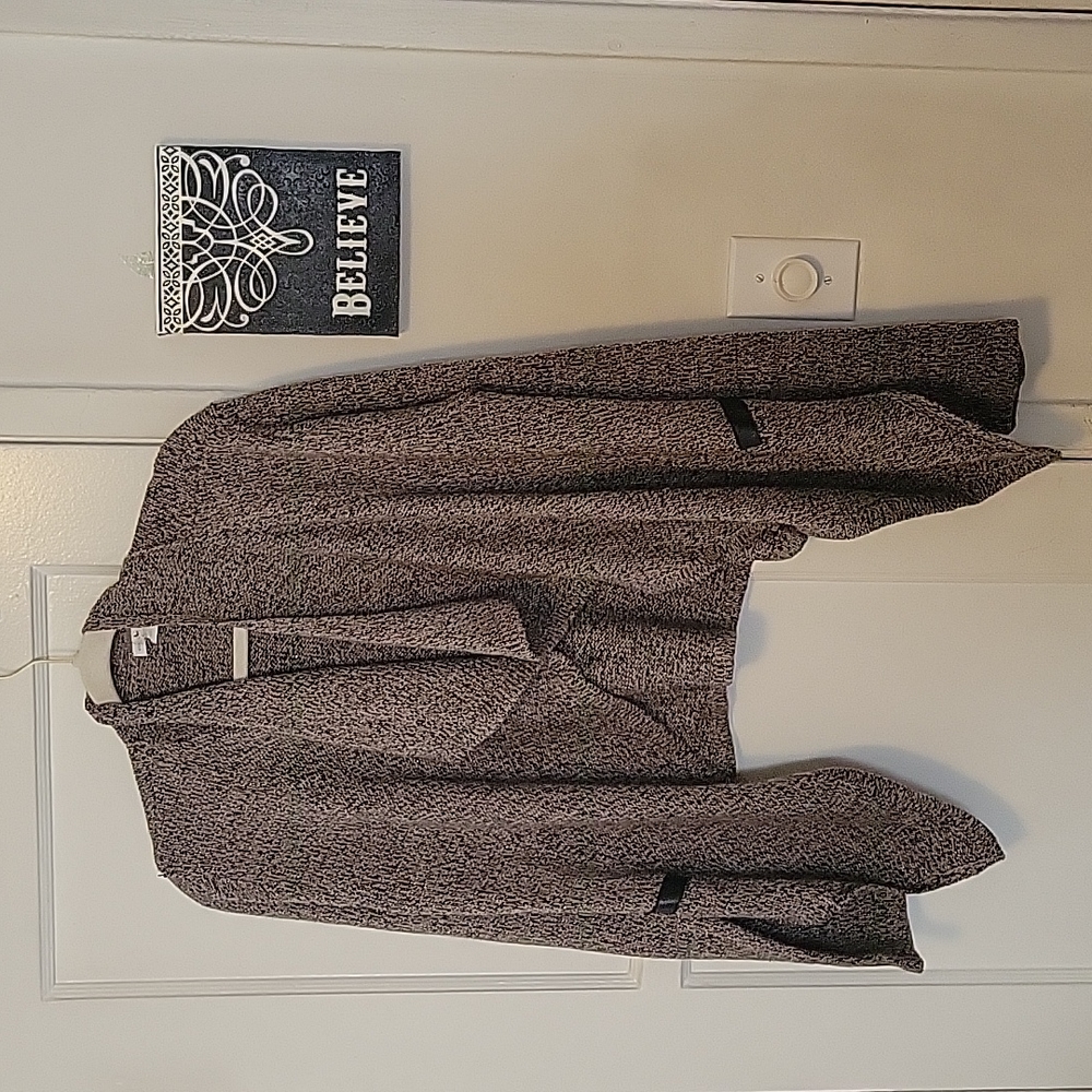 Sweater at the waist Size L Brown&Black with Gold flecks